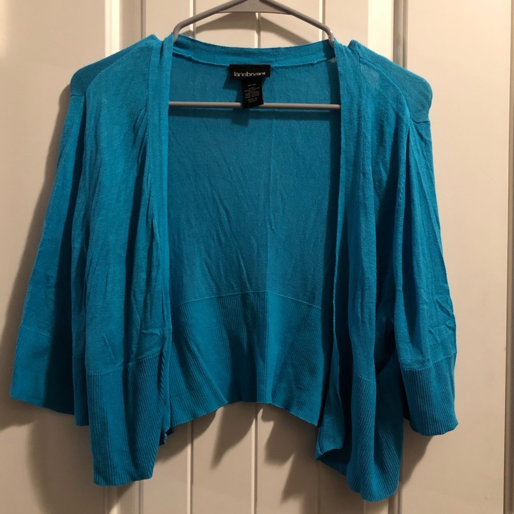 Blue Cropped Sweater